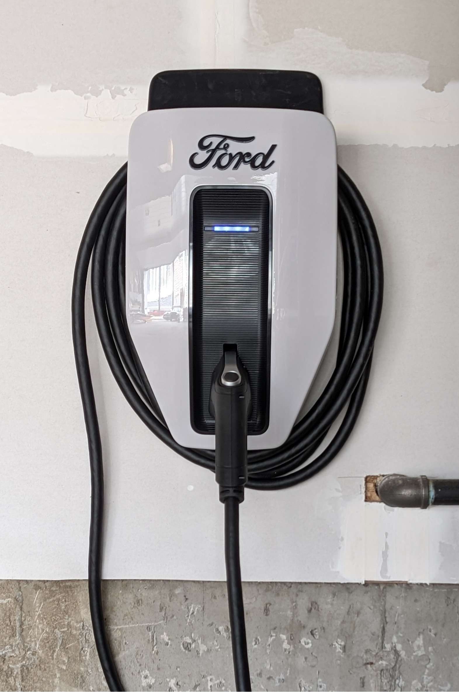 Flush-Mounted Ford Charge Station Pro Level 2 EV Charger Installed in Belmont, Calgary